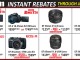 Canon Instant Rebates