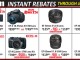 Canon Instant Rebates