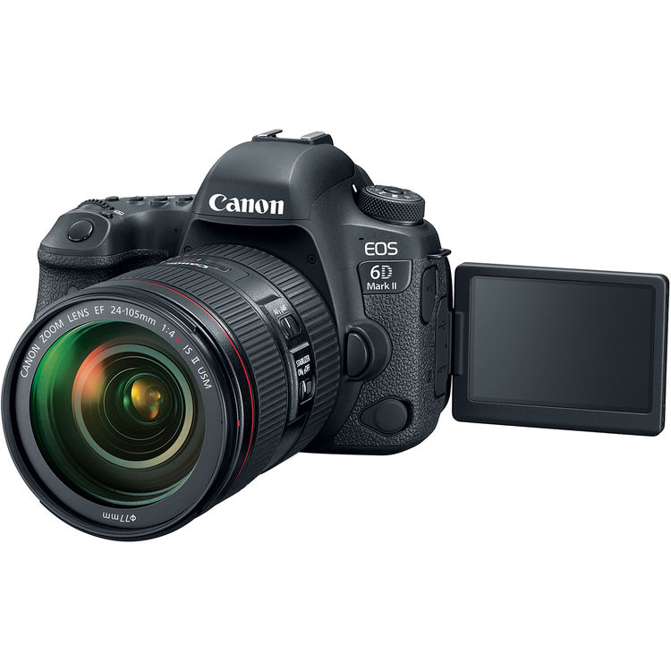 Canon EOS 6D Mark II 26.2MP Digital SLR Camera - Black (Body Only) for sale  online
